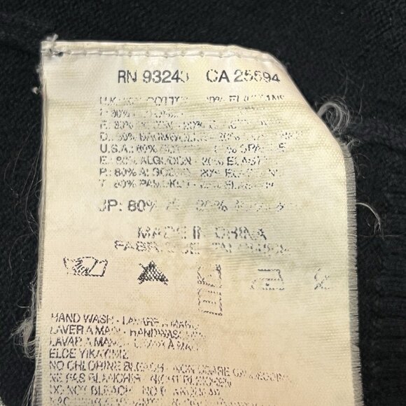 Diesel Black Womens Cardigan Size S Small Button Front - Picture 6 of 9